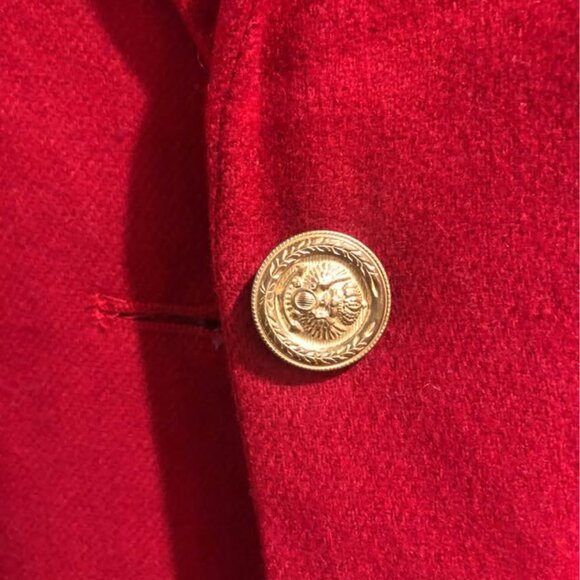 Red sleeveless blazer (vintage) - Picture 2 of 3